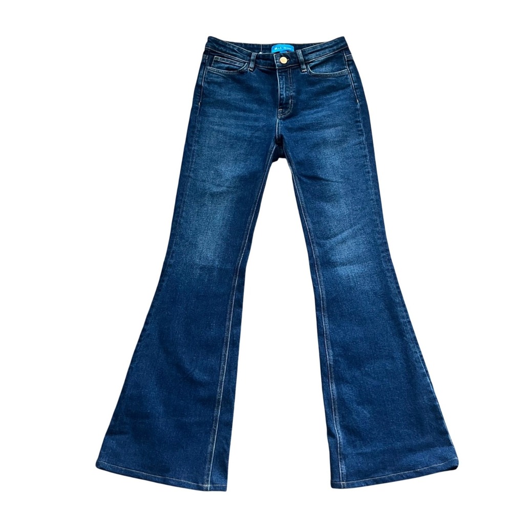 M.i.h Jeans Stevie High Rise Kick Flare Jeans Dark Wash Size 27 W2101101YUH